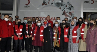 Kızılay'dan yardım