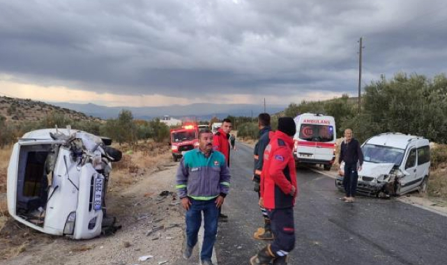 Trafik kazası 3 yaralı