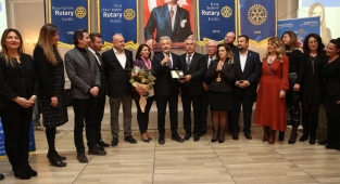 Bursa'da Bademli Rotary'dan Nilüfer'e teşekkür