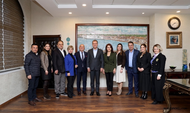 Çukurova SİFED'den Başkan Seçer'e ziyaret