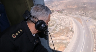 Jandarma'dan Helikopter destekli trafik denetimi