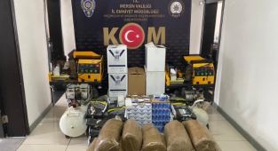 Polisten kaçak makaron ve sahte bandrol operasyonu