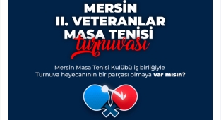 Veteranlar Masa Tenisi'nde mücadele edecek