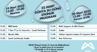 MESKİ, 22 Mart Dünya Su Günü'nü coşkulu kutlayacak