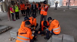 Belediyelerde ilk İş Kazası’ tatbikatı Büyükşehir'den