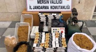 Jandarma'dan kaçak sigara operasyonu