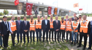 “Merzifon Meray kavşağı yapımında yüzde 100 yerli ve milli kaynaklar kullanıldı