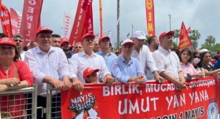 1 Mayıs Mersin'de de kutlandı