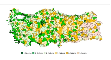 İlçelerin Sosyo-Ekonomik Gelişmişlik Sıralaması'nda Mut 418.sırada