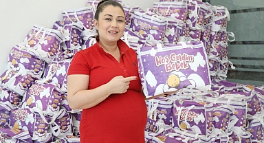 Mezitli’de ihtiyaç sahibi ailelere ‘Hoş Geldin Bebek’ desteği