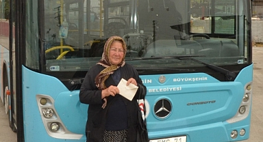 Otobüs şoförlerinden duyarlı davranış
