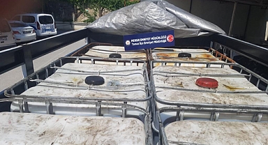 Tarsus Polisi 5 ton 952 litre kaçak akaryakıt ele geçirdi
