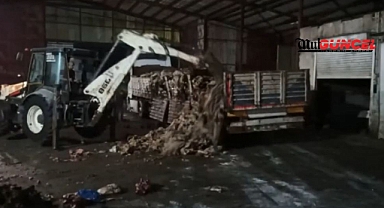 Hayvan kemikleri içine gizlenmiş esrar ele geçirildi