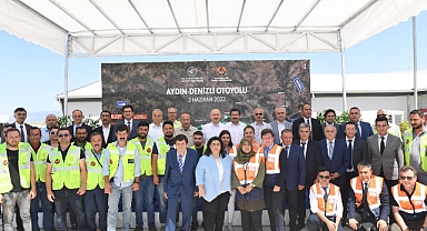 Karaismailoğlu, Aydın-Denizli Otoyolu şantiyesini inceledi