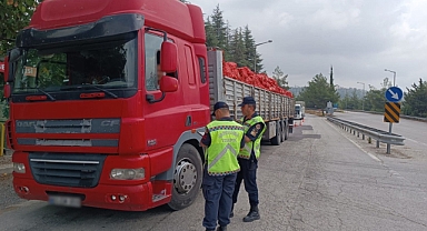Mersin'de ortak trafik denetimi