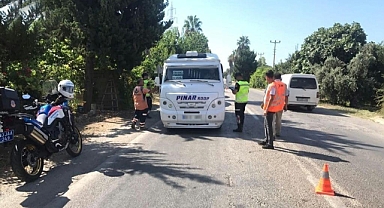 Mersin'de ortak trafik denetimi