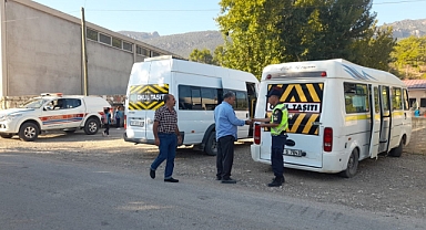Jandarma'dan okul servislerine denetim