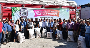 Mut'ta 279 yeriştiriciye hibeli yem desteği
