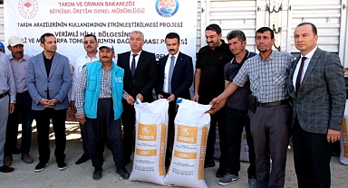 Üreticiye 43 ton tohum