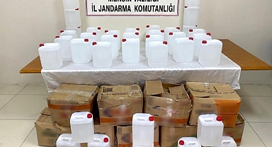 Jandarma'dan sahte içki operasyonunda 1 gözaltı
