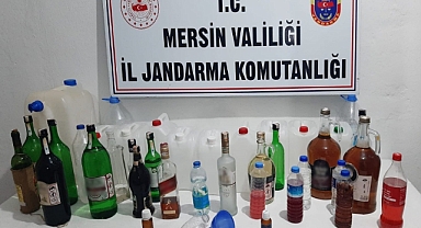 Jandarma'dan sahte içki operasyonunda 2 gözaltı