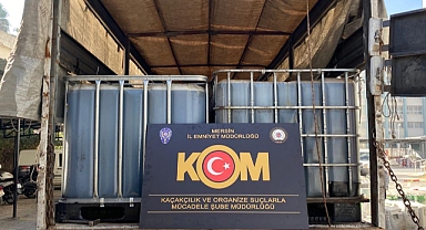 Mersin polisinden kaçak akaryakıt operasyonu