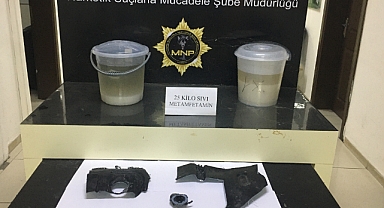 Mersin polisi 35 kilo uyuşturucu ele geçirdi