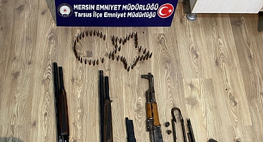 Bağ evi silah deposu çıktı