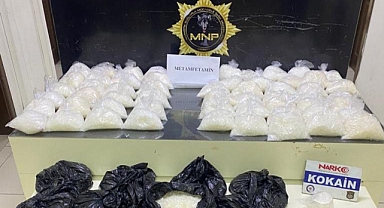 Mersin polisinden operasyon: 43 bin 884 gram uyuşturucu ele geçirildi