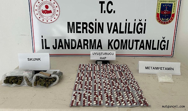 Mut'ta uyuşturucu operasyonda 2 tutuklama