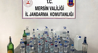 Tarsus ve Çamlıyayla'da kaçak sigara ve sahte alkol