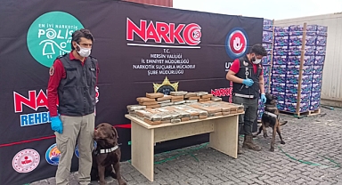 Mersin'de 97 kilo kokain ele geçirildi