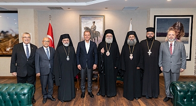 Seçer, Antakya ve Tüm Doğu Ortodoksları Patriği 10. Yuhanna Yazıcı’yla bir araya geldi