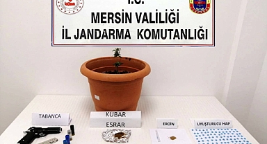Mersin'de uyuşturucu operasyonu