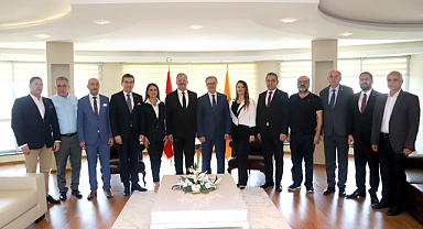 OSBÜK Başkanı Kütükcü’den MTOSB’ye ziyaret