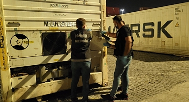 Mersin Limanı'nda uyuşturucu ele geçirildi