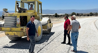 Mut OSB yolu asfaltlandı