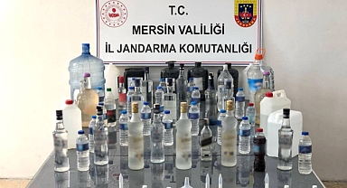 Mersin'de sahte içki operasyonu