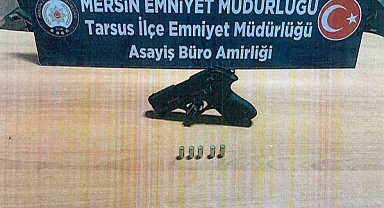 Düğün konvoyundaki maganda Tarsus Emniyeti tarafından yakalandı