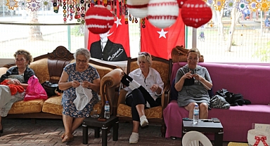 Mezitli Belediyesi Örgü Evi, Kadınları Bir Araya Getiriyor