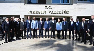 Ulaştırma ve Altyapı Bakanı Abdulkadir Uraloğlu Mersin’de