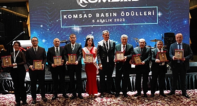 KOMSAD sektöre destek veren gazetecileri ödüllendirdi