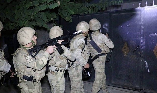 Mersin'de PKK operasyonunda 5 gözaltı