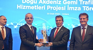 Doğu Akdeniz Gemi Trafik Hizmetleri Sistemi Projesi'nde imzalar atıldı