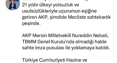 CHP'li Kış: Cumhurbaşkanı bakanlarını yalanlıyor, AKP’li vekil sahte imza veriyor