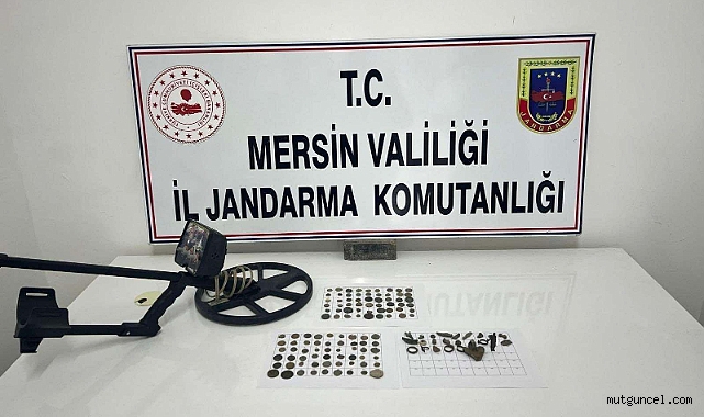 Jandarmadan Mut'ta tarihi eser operasyonu