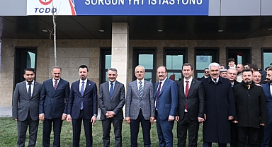Sorgun YHT Garı açıldı