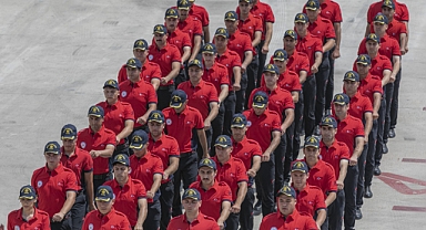 50 İtfaiye eri göreve başladı