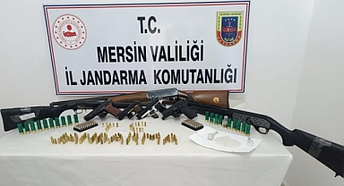 Mut'ta silah kaçakçılığı operasyonu