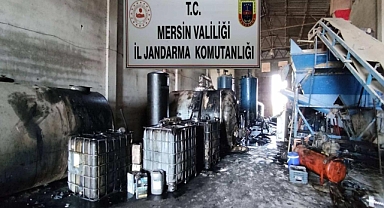 Jandarmadan kaçak akaryakıt üretimi yapanlara operasyon
